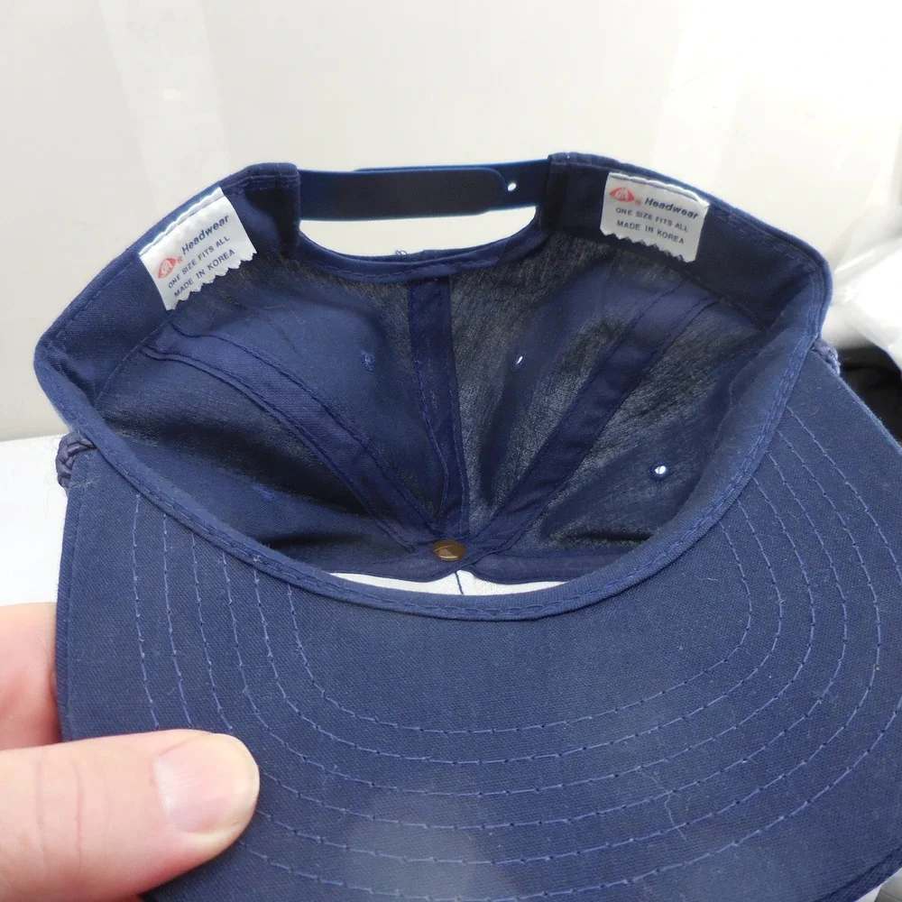 Vintage Auburn Tigers AJD Snapback Hat Navy Blue Orange Rope Trucker Cap‎ OSFA